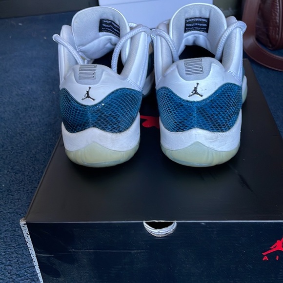 Mens Air Jordan 11 Retro Low 'Navy Snakeskin (size 11) - Picture 5 of 6